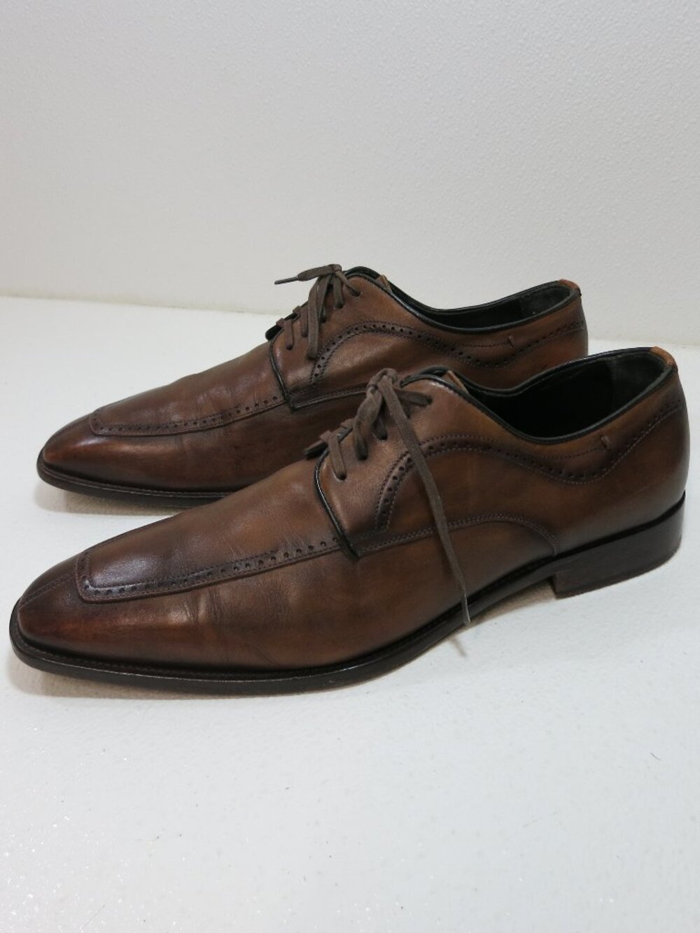 Johnston & Murphy Brogue Leather Dress Split Toe Men's Dress Footwear Sz 11.5 M
